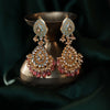 Blue Meenakari Earrings