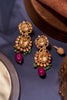 Mozonite ruby earings