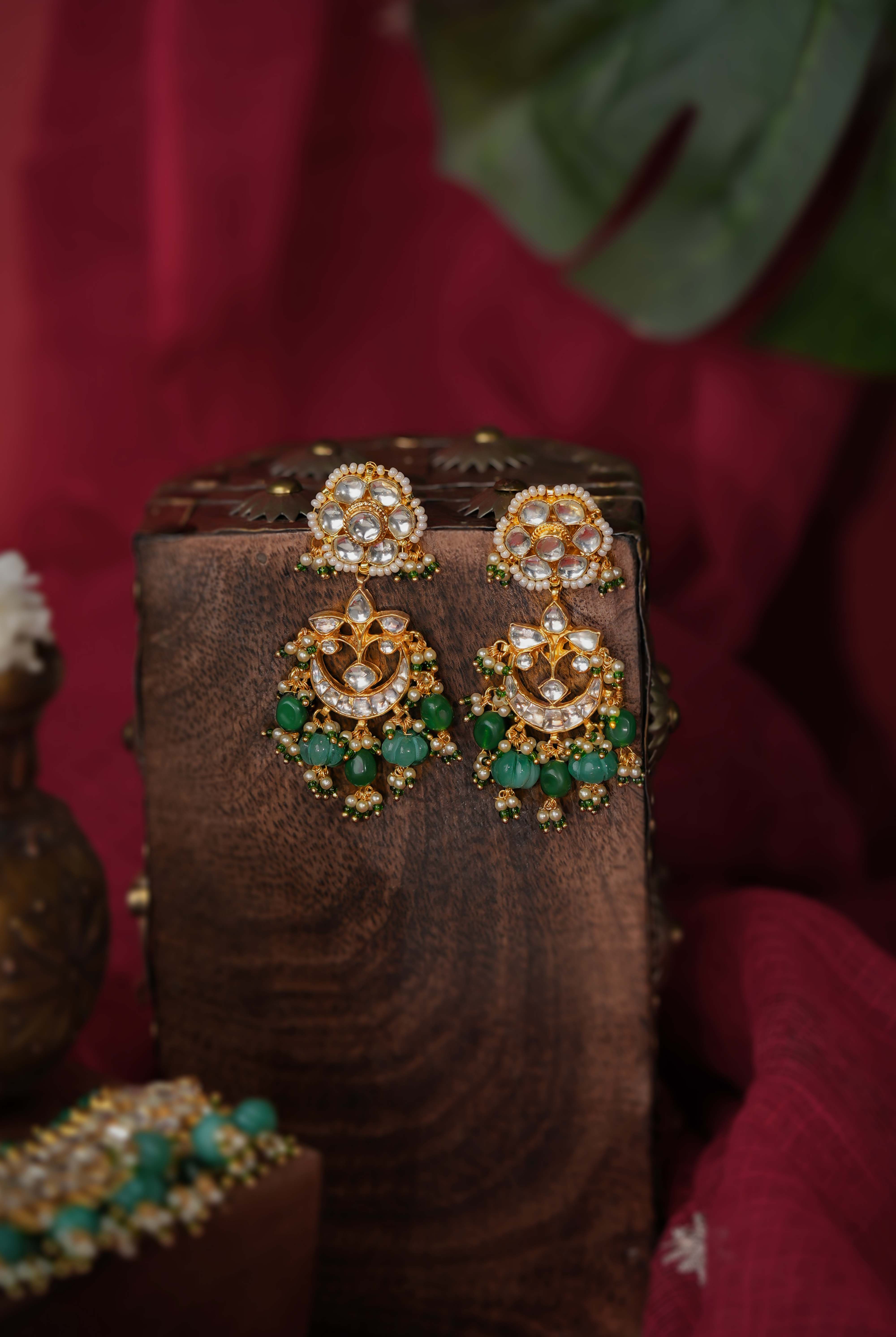 Floral small Chandbaali