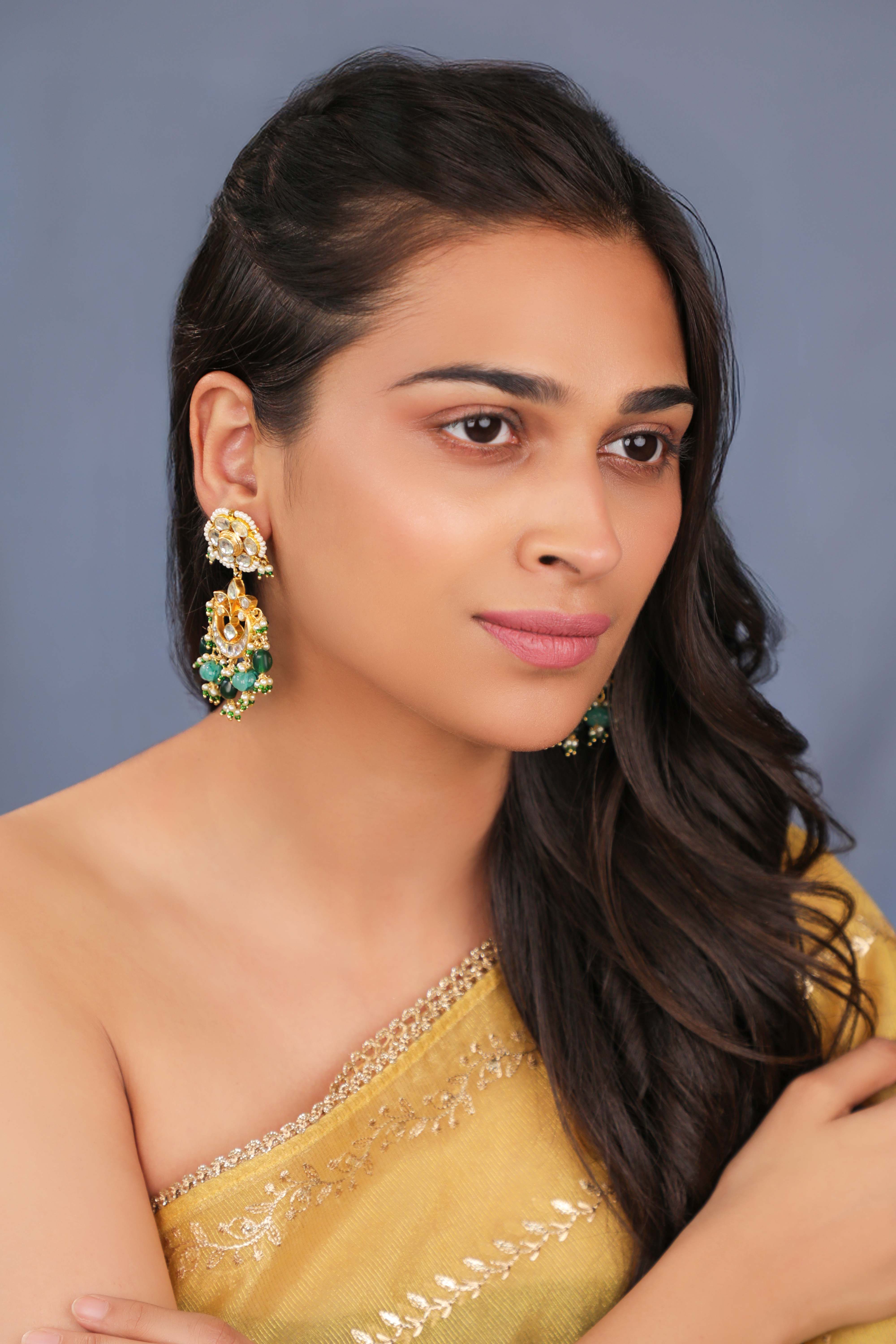 Floral small Chandbaali