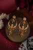 Chandbali with multicolour beads