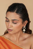 Traditional pearl embellished earrings