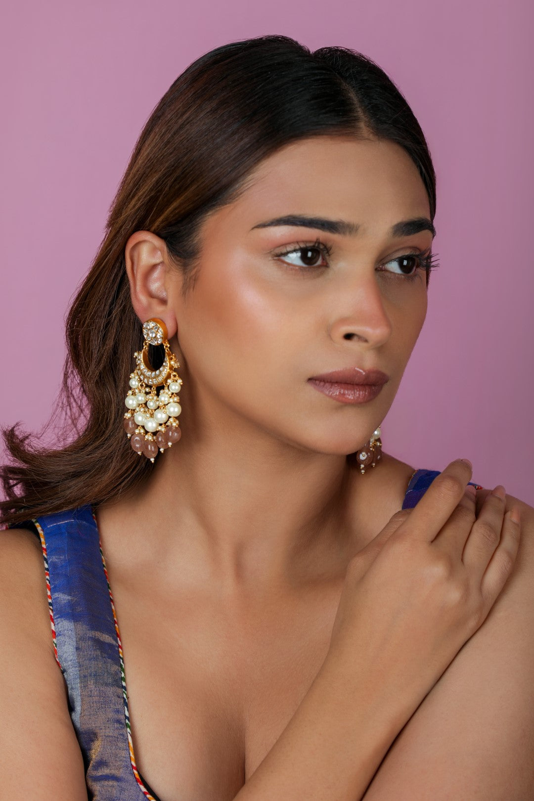 Handcrafted mozonite Chandbalis