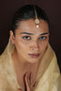 Drop shaped white pearl small tikka