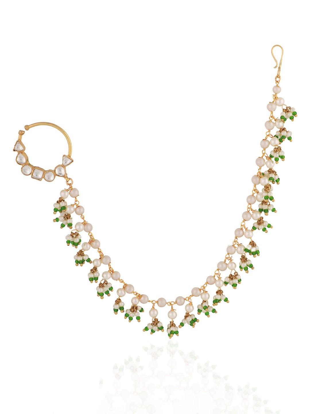 White Small Nath Green Hangings