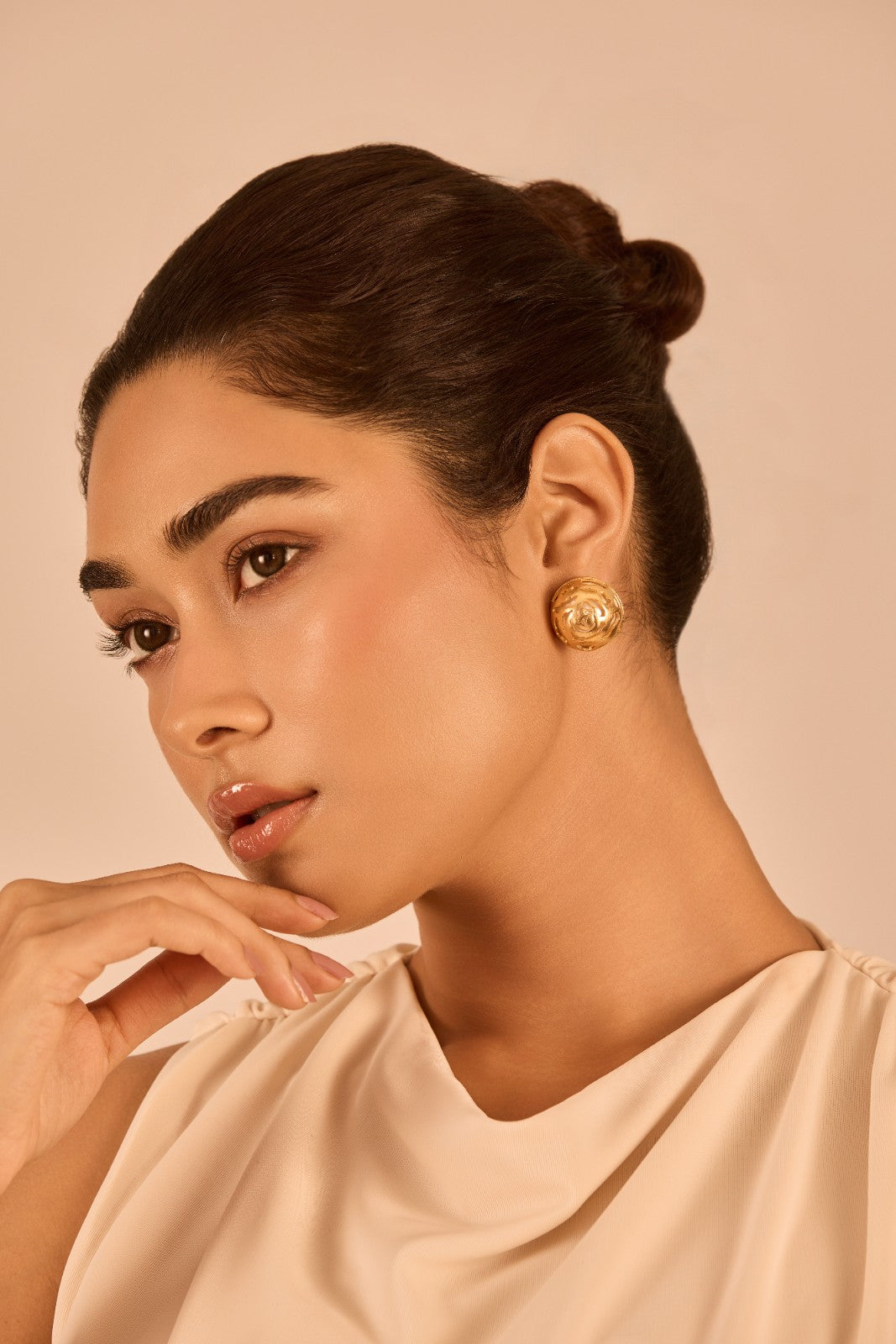 Audrey Rosette Studs