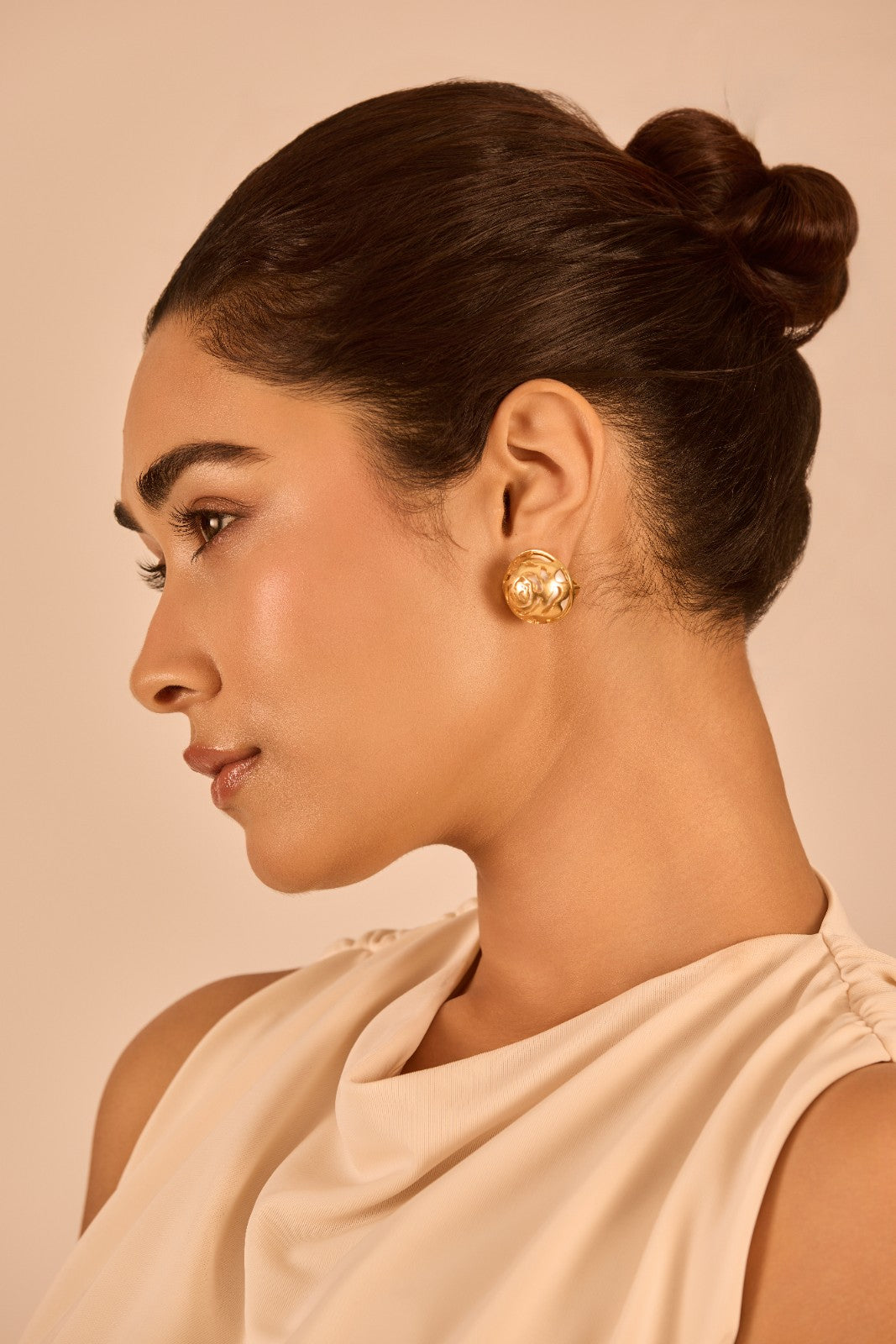 Audrey Rosette Studs