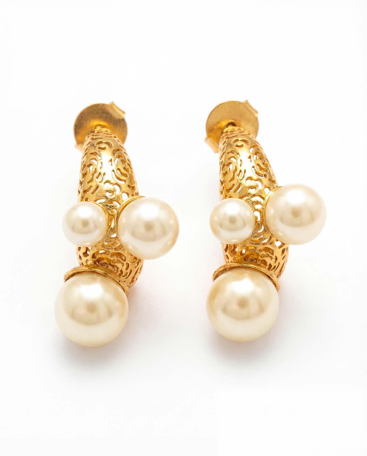 Audrey Pearl Hoops