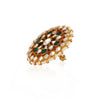 Green gold plated ring