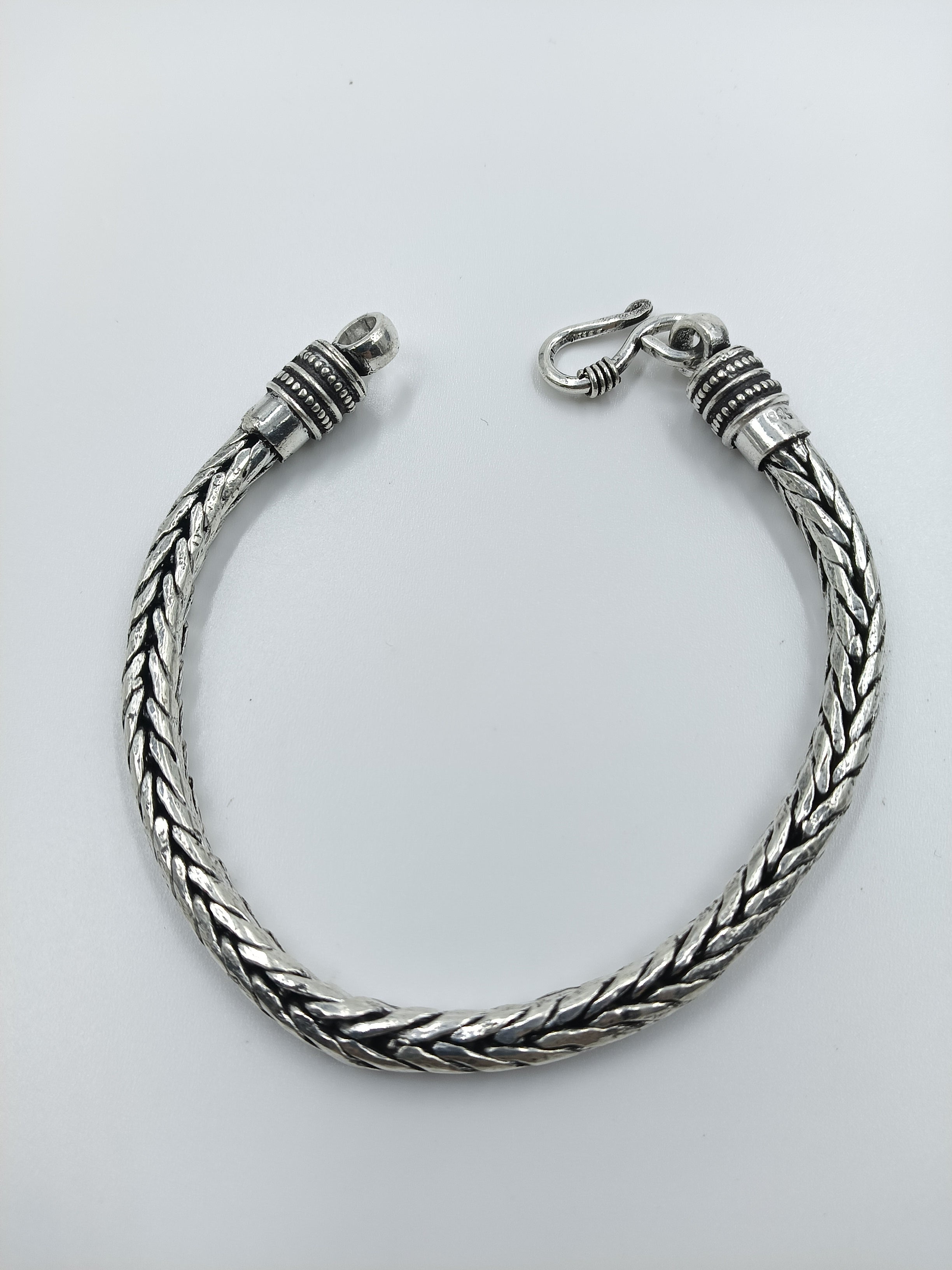 Oxidized Woven Bracelet