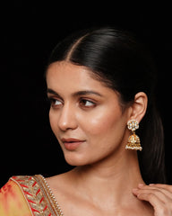 Jadau Kundan Jhumki Earrings