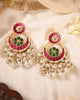 Jadau Kundan Chandbali Earrings 1
