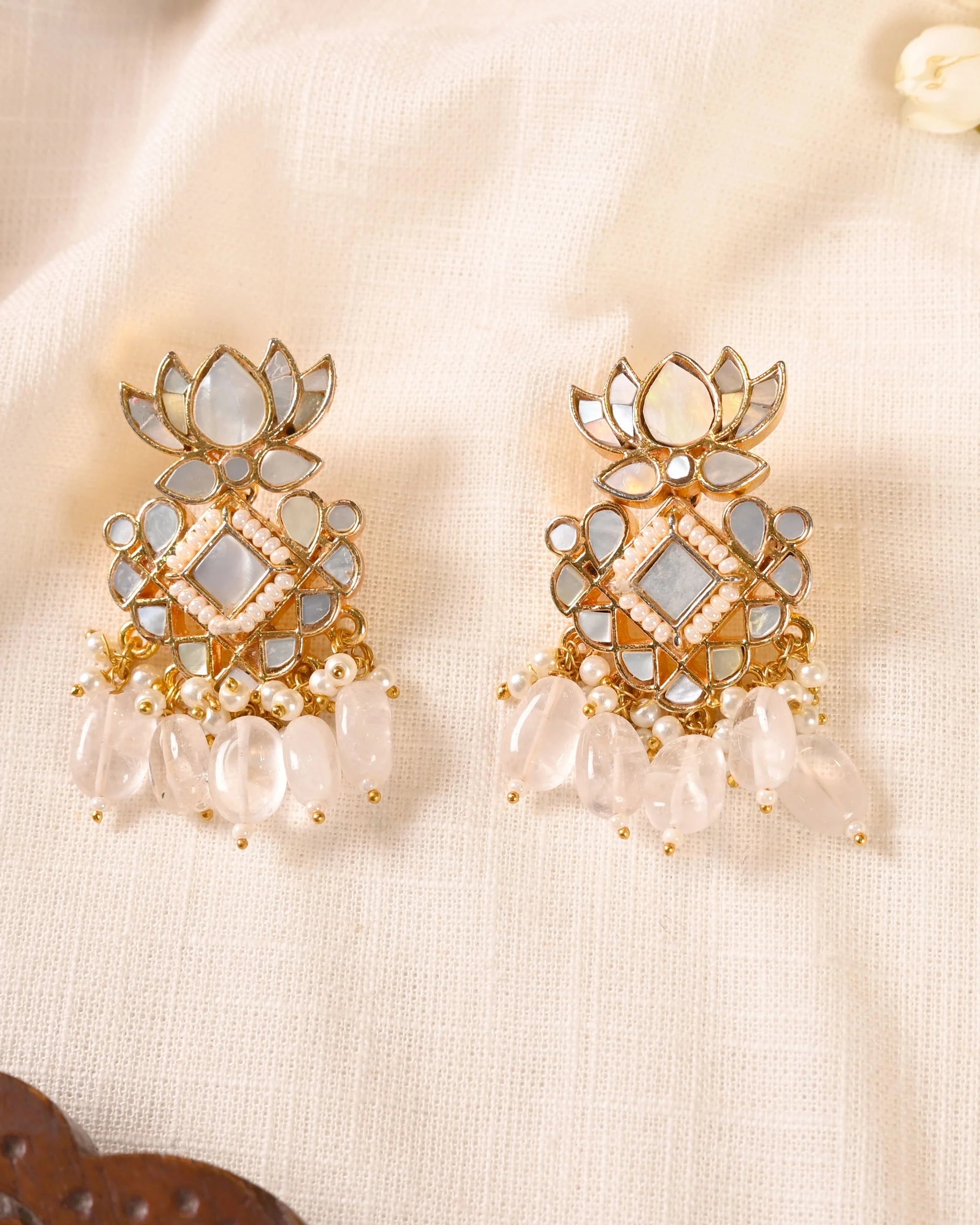 Mother of Pearl Dangler Earrings
