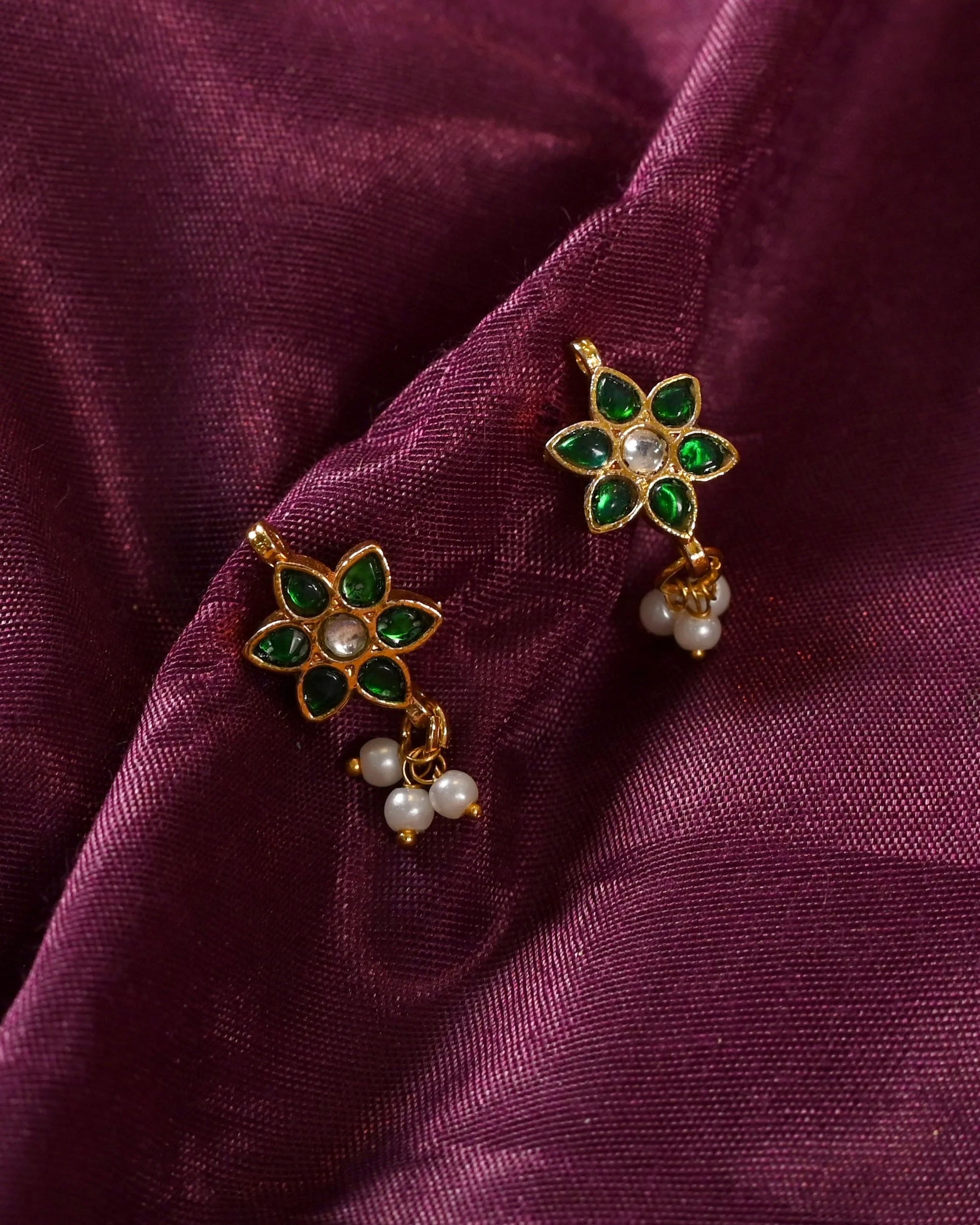 Jadau Kundan Fusion Choker with Earrings