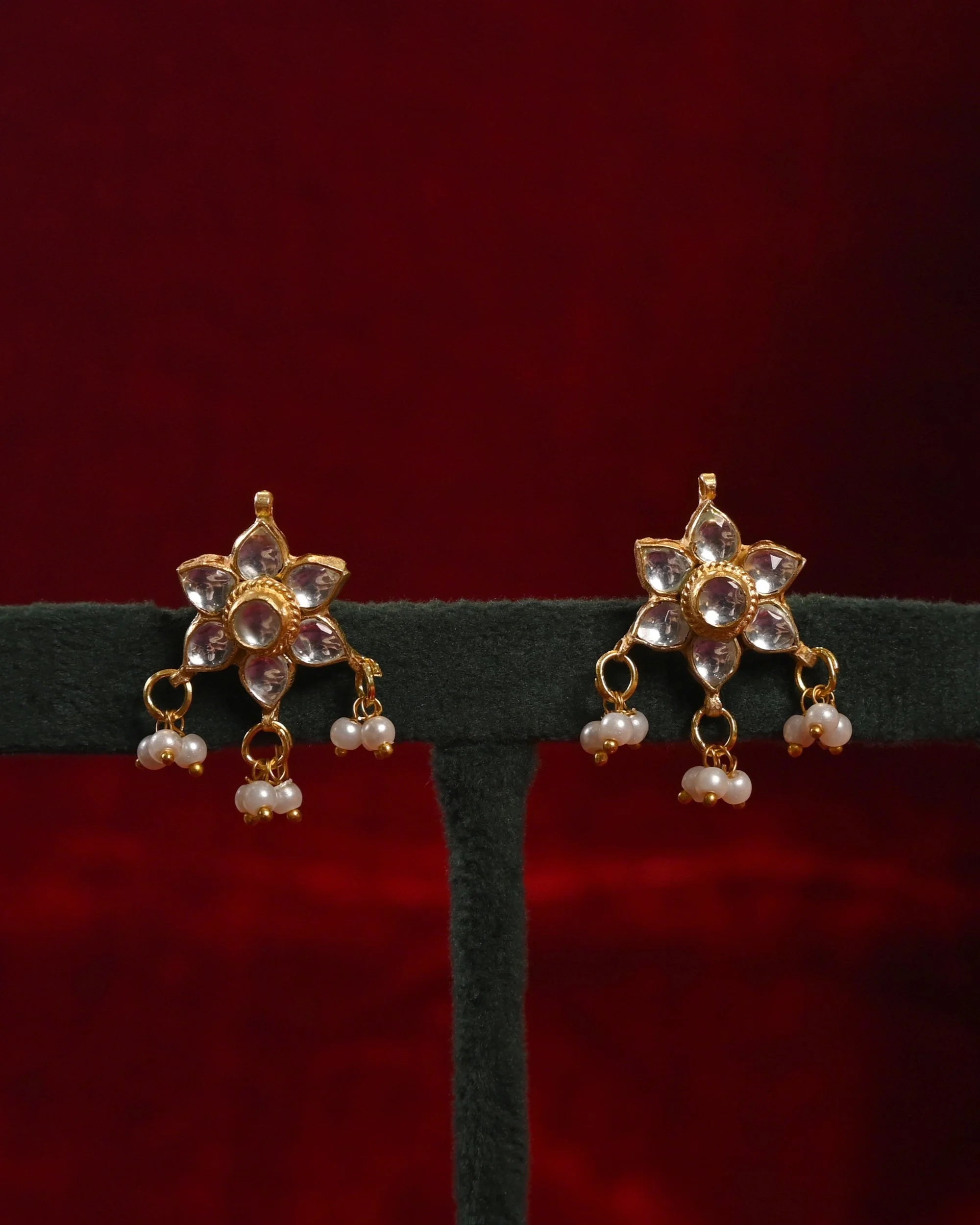 Jadau Kundan Fusion Choker with Earrings 2