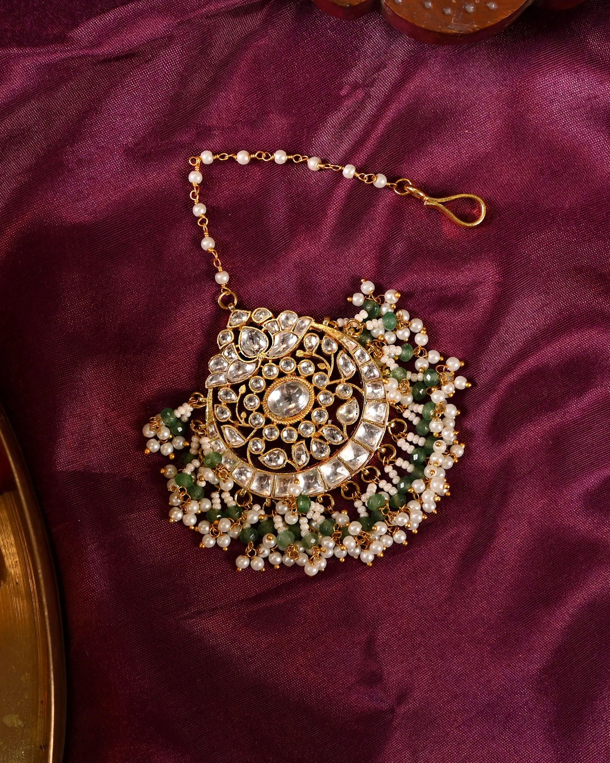 Jadau Kundan Maang Tika 3