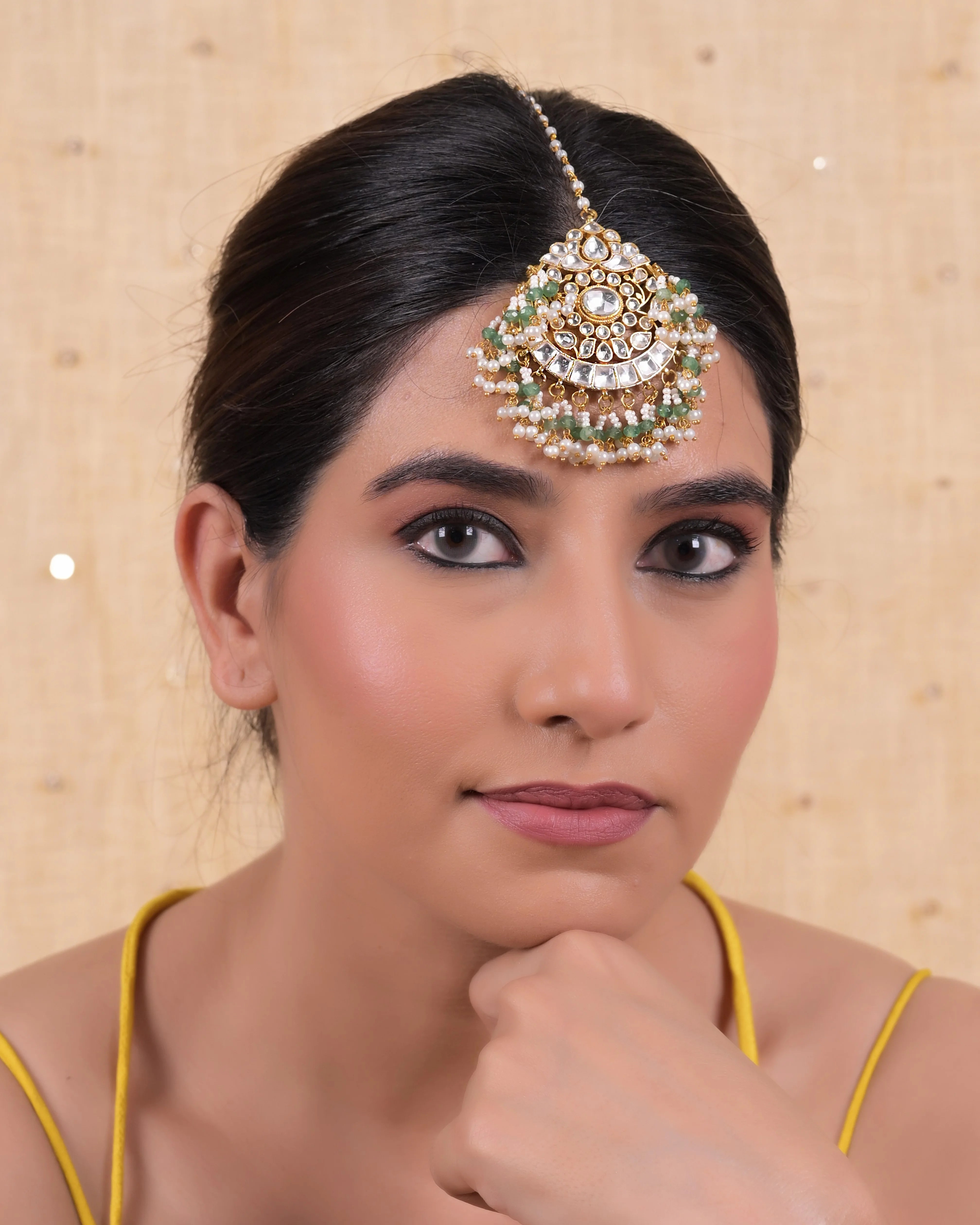 Jadau Kundan Maang Tika 3