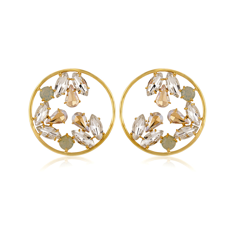 Sameera Crystal Hoops