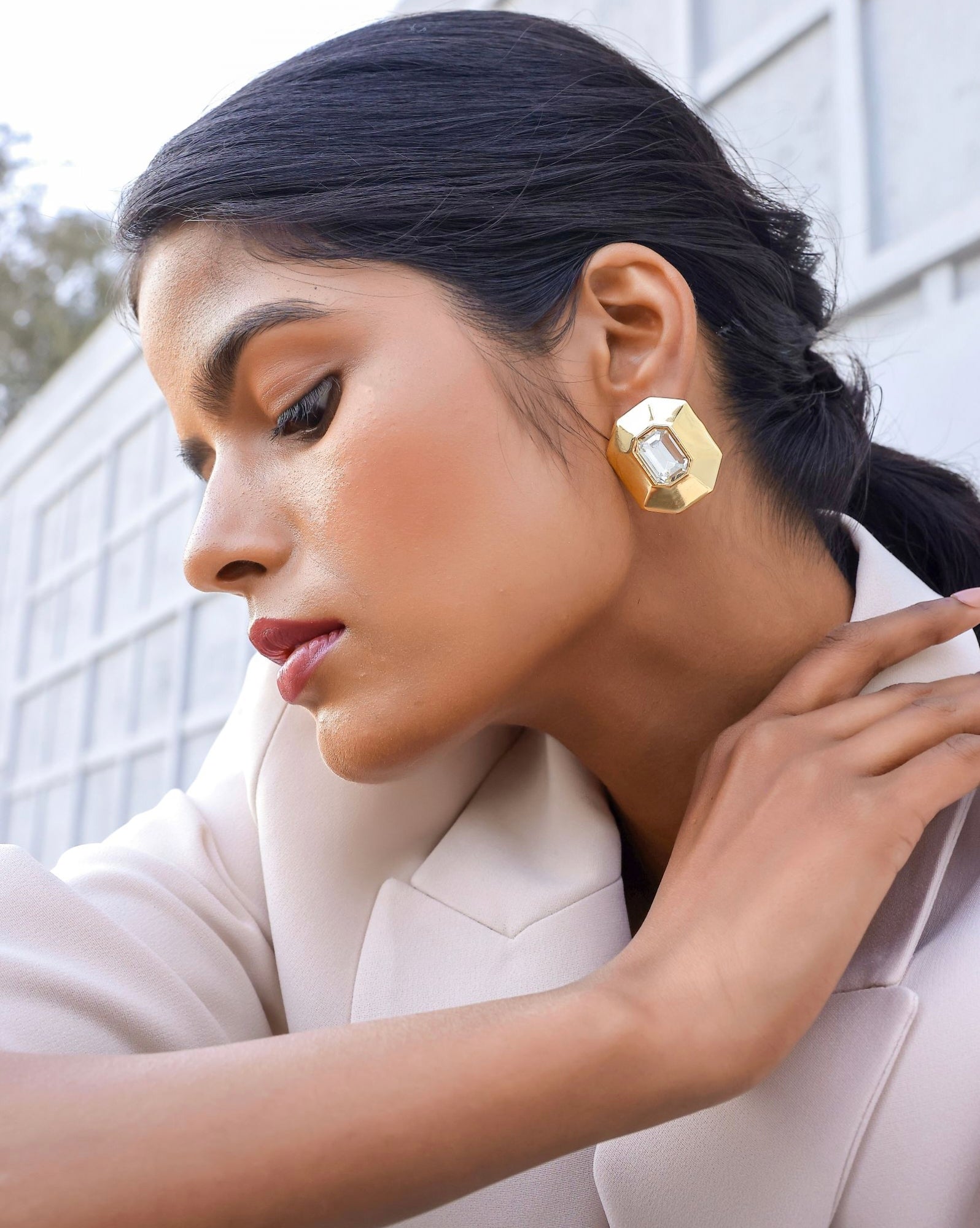 Tiraa Crystal Studs