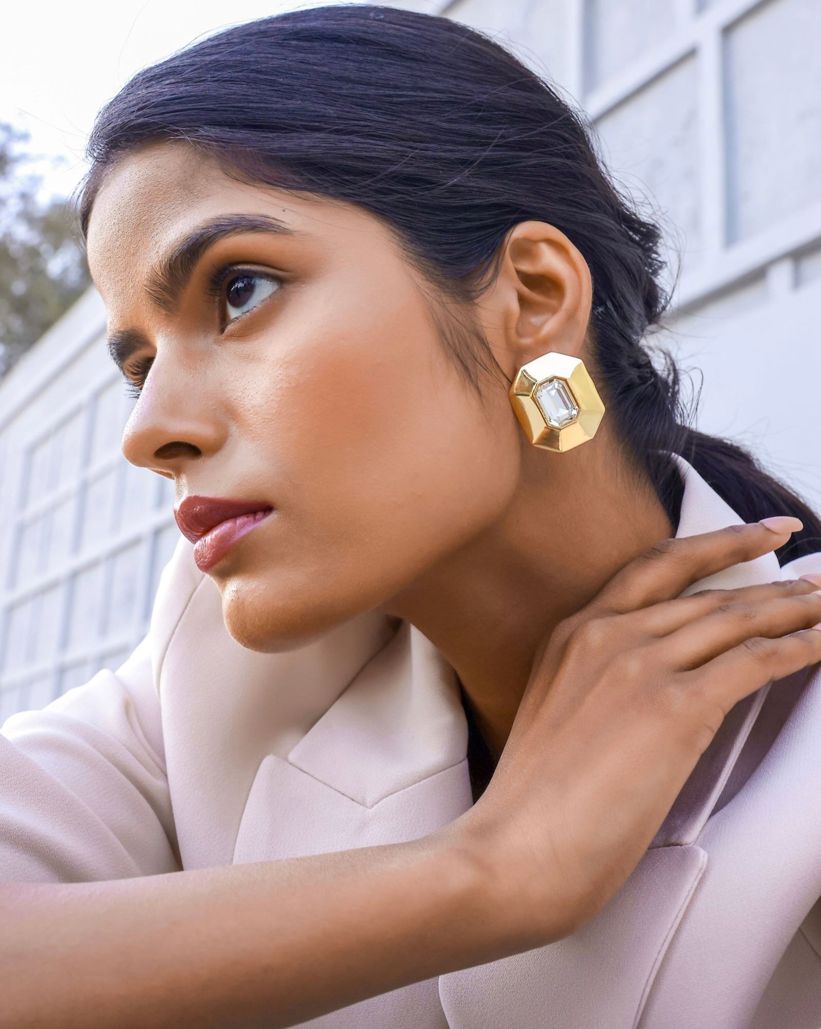 Tiraa Crystal Studs