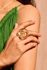 Wave curve ring