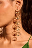 Wave long earrings