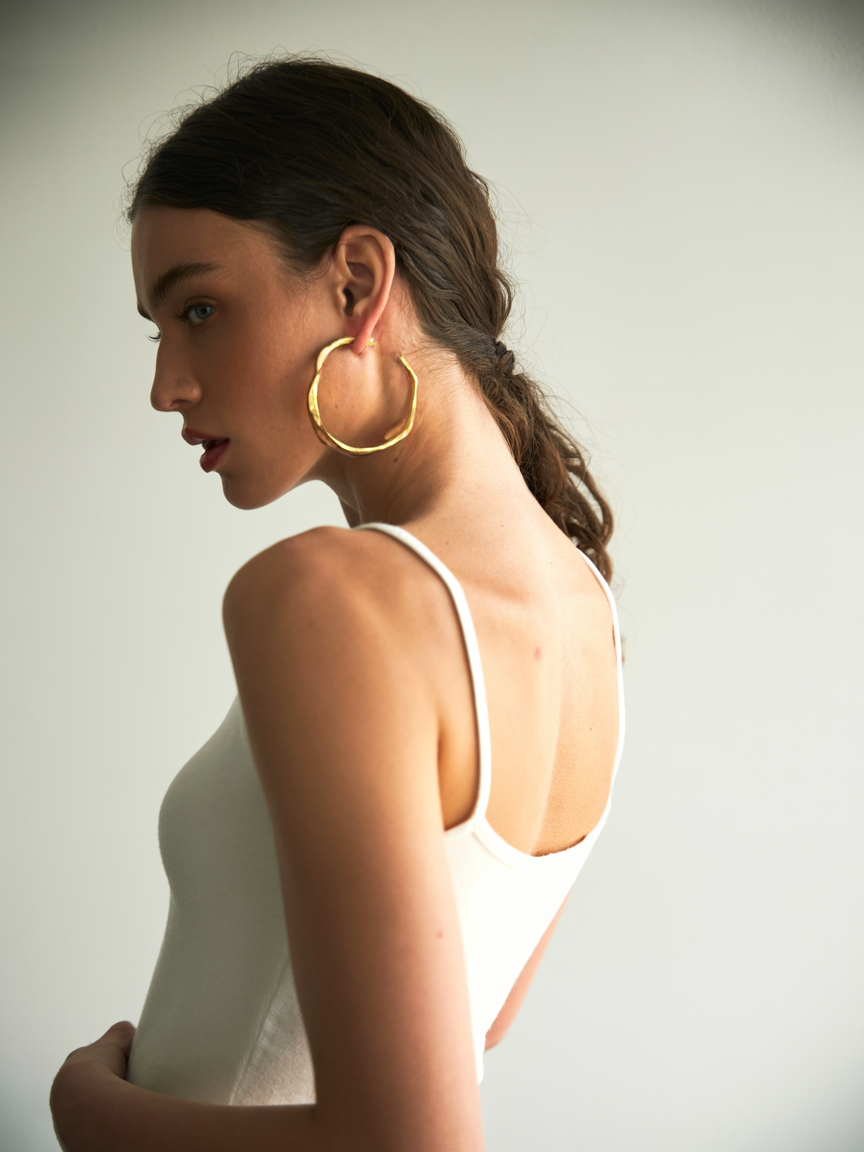 SHAKTI TEXTURED LARGE HOOP