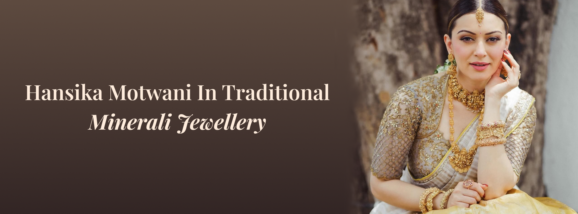 Hansika Motwani In Traditional Bridal-Style Jewelry