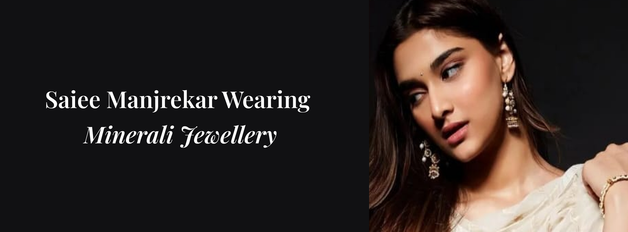 Saiee Manjrekar Wearing Minerali Jewelry